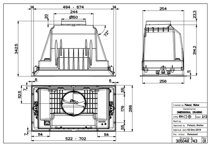 Встраиваемая вытяжка FABER Inka Plus Hc X A52(305.0602.047) | Фото 3