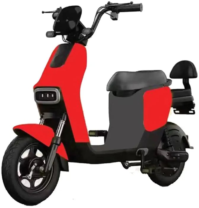 Велоскутер акамуляторний FORTE FLY, червоний (+Акумулятор 12V20A/25А 4шт) | Фото 2
