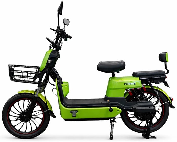 Электроскутер FORTE WIND зеленый (+Аккумулятор 12V20A/25А 5шт) | Фото 3