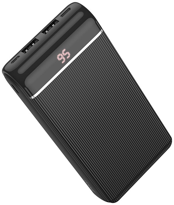 Аккумулятор Hoco Display Famous 20000mAh J59A |2USB/Type-C/Lightning, 2A| (black) | Фото 2