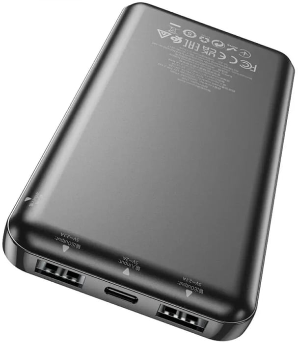 Аккумулятор Hoco J100 High-ranking power bank 10 000mAh Black | Фото 3