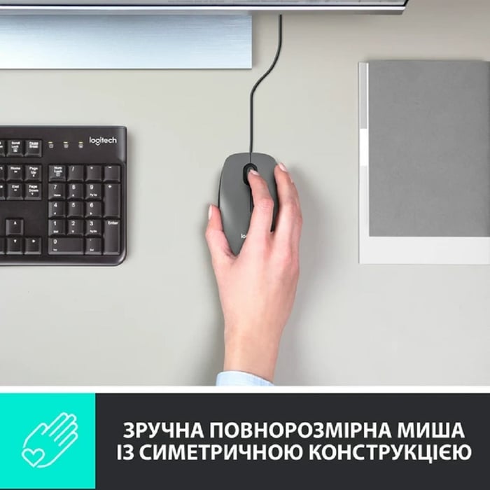 Мышь LOGITECH M100 (910-005003) чорна | Фото 3