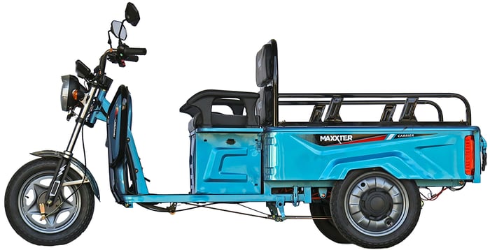Электроскутер Maxxter CARRIER 1000 Вт, синий | Фото 3