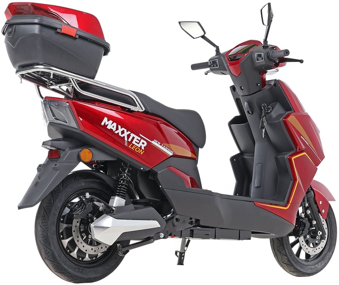 Электроскутер MAXXTER LEON 2500 Вт червоний | Фото 3