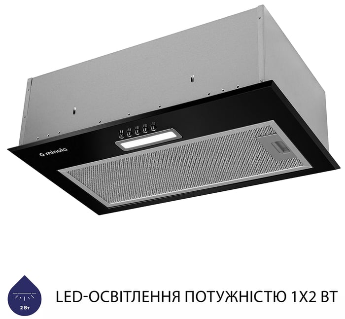 Встраиваемая вытяжка Minola HBI 5614 BL 1000 LED | Фото 3