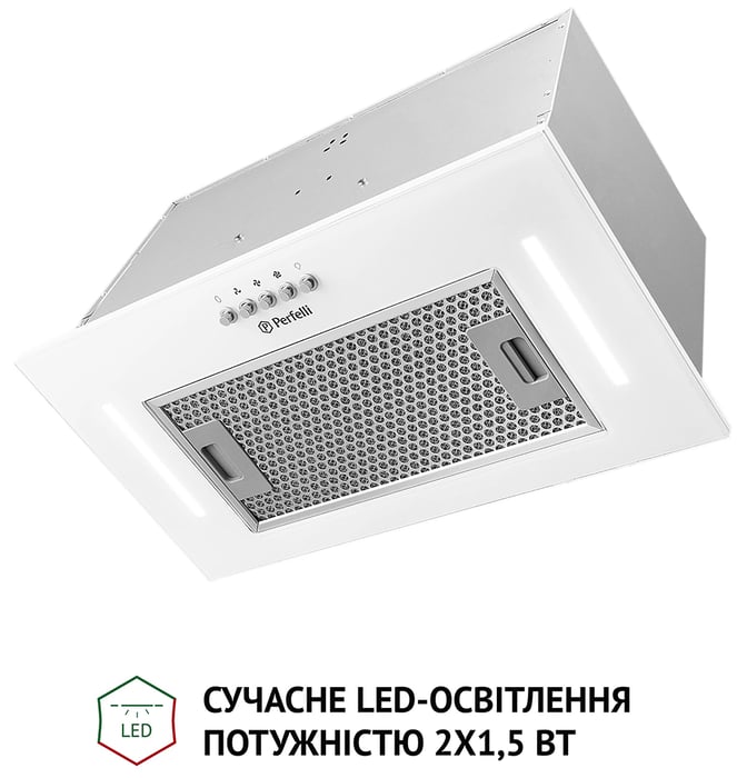 Встраиваемая вытяжка Perfelli BI 5684 WH 1000 LED | Фото 3