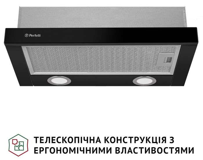 Встраиваемая вытяжка Perfelli TL 502 BL LED | Фото 3