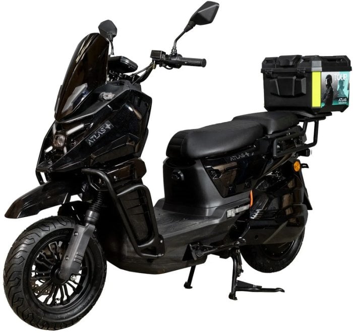 Електроскутер Atlas Tour Box Plus 2500W Black | Фото 2