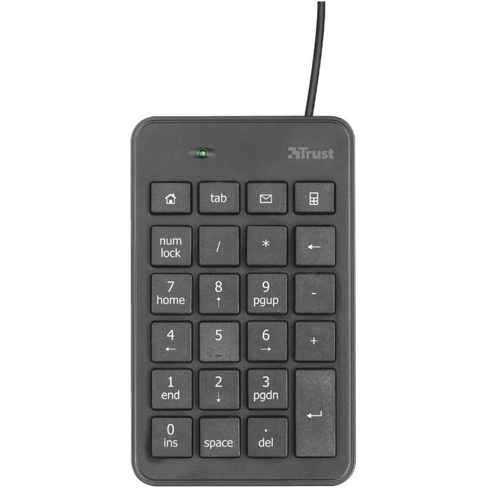 Клавіатура TRUST Xalas USB-A Numeric Keypad 23Key, USB-A, чорний | Фото 2