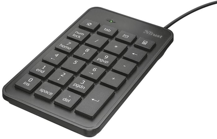 Клавіатура TRUST Xalas USB-A Numeric Keypad 23Key, USB-A, чорний | Фото 3