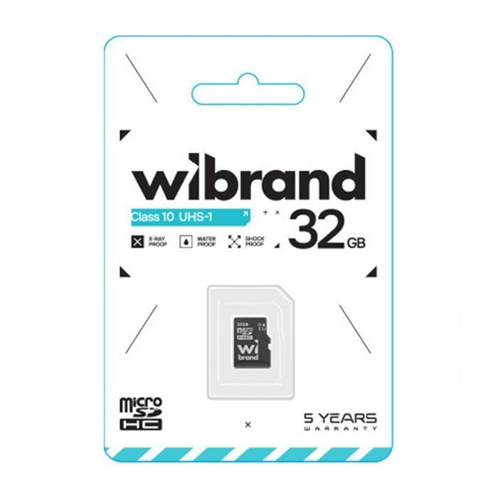 Карта пам'яті microSD Wibrand microSDHC (UHS-1) 32Gb class 10(WICDHU1/32GB) | Фото 3