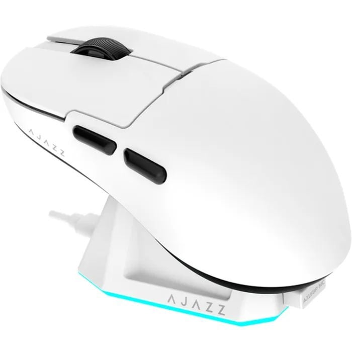 Мышь Ajazz AJ159P MC Wireless/Bluetooth/USB Charging Dock White (AJ159P-MC-W) | Фото 2