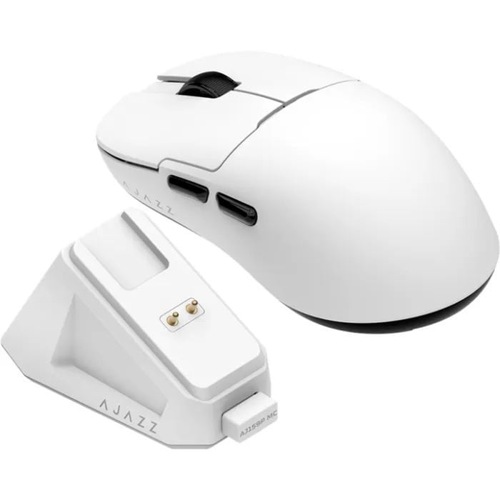 Мышь Ajazz AJ159P MC Wireless/Bluetooth/USB Charging Dock White (AJ159P-MC-W) | Фото 3