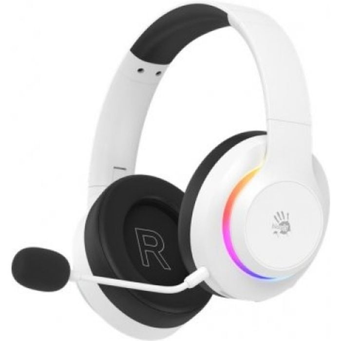 Наушники Игровые Bloody GR520 (White) с RGB подсветкой, белый цвет | Фото 3