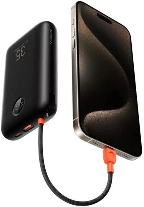 Аккумулятор VEGER Power Bank K2 PD QC3.0 35W 20000mAh (черный) (W2068) | Фото 3