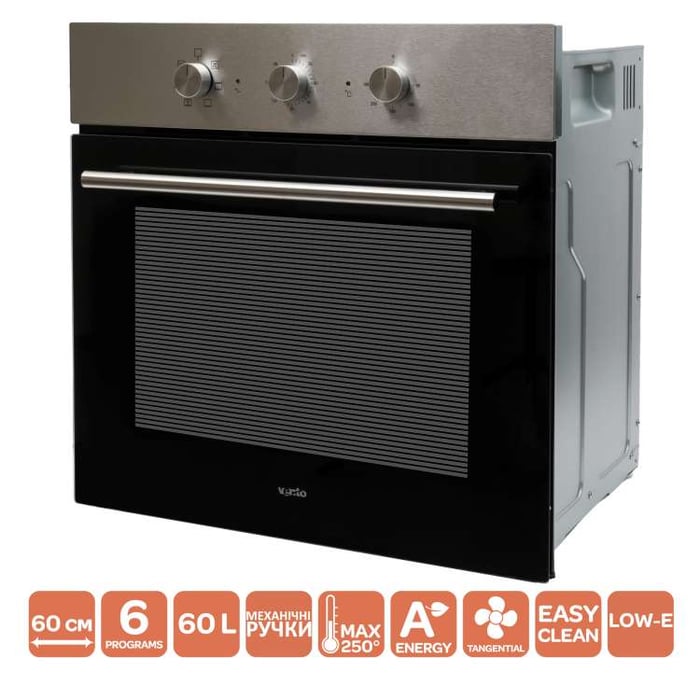 Духовка Ventolux EO60MT-6K X | Фото 3