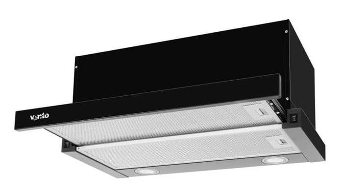 Встраиваемая вытяжка Ventolux GARDA 60 BK (1100) LED | Фото 3