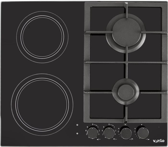 Комбинированная варочная поверхность Ventolux HG622 B9G CS (BK) | Фото 2