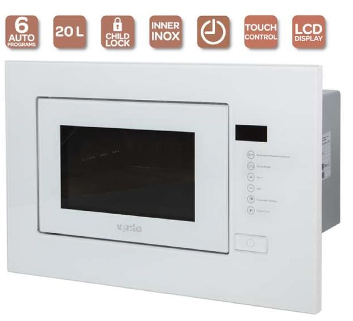 Встраиваемая микроволновка Ventolux MWBI 20 G WH TC FS | Фото 3