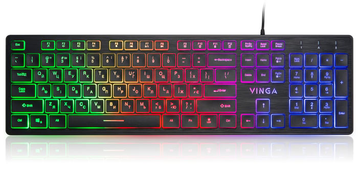 Клавиатура Vinga KB410 (black) | Фото 2