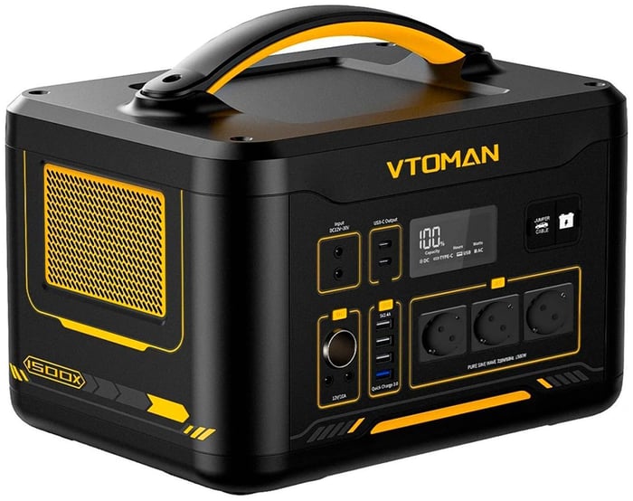 Зарядна станція Vtoman Jump 1500X PB-22 (828 Вт/г) 1500W LiFePO4 | Фото 3