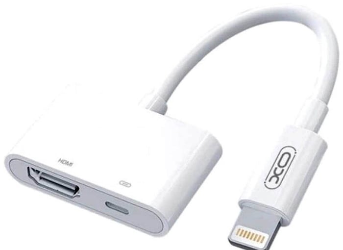 Хаб XO HUB005 Lightning to HDMI (Білий) | Фото 2