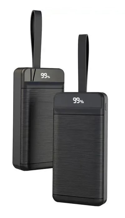 Акумулятор XO PR157 40000mAh PD20W/QC22.5W Швидка зарядка (Чорний) | Фото 3