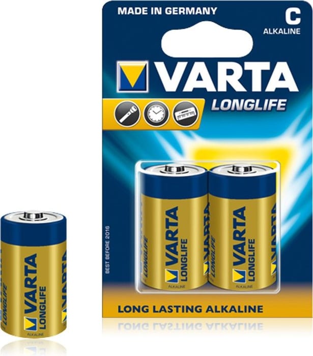 Батарейка VARTA LONGLIFE C BLI 2 ALKALINE (04114101412) | Фото 2