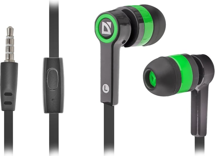 Дротові навушники DEFENDER Pulse 420 Black/Green (63422) | Фото 2
