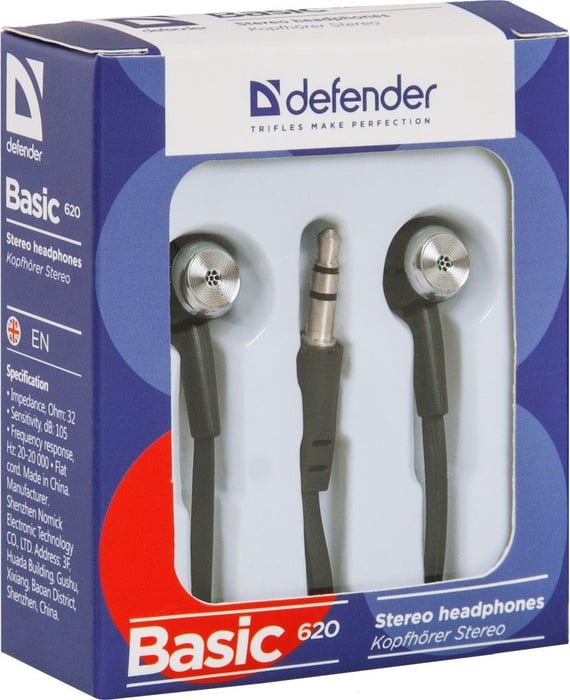 Дротові навушники DEFENDER Basic-620 Black (63620) | Фото 3