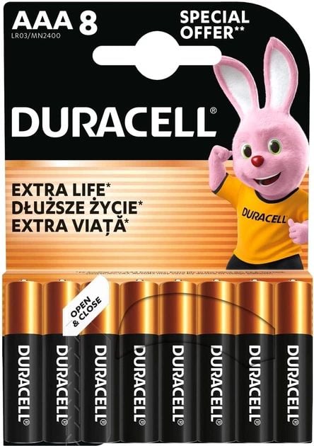 Батарейка DURACELL LR03 MN2400 1x8 шт. | Фото 2