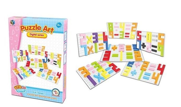 Бадмінтон Same Toy Truck Puzzle Art Didgital serias 170 эл. (5991-1Ut) | Фото 2