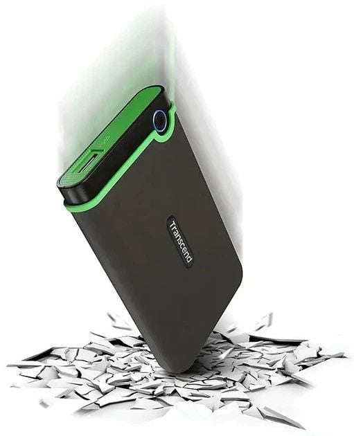 Жорсткий диск зовнішній TRANSCEND HDD ext 2.5" USB 1.0TB StoreJet 25M3 Iron Gray Slim (TS1TSJ25M3S) | Фото 3