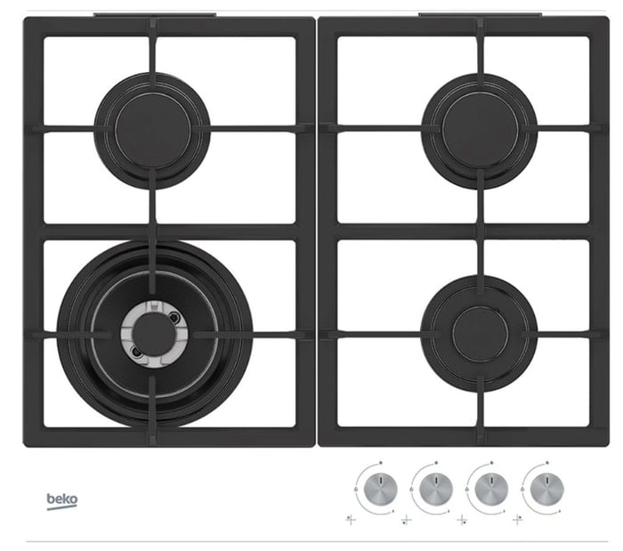 Газовая варочная поверхность Beko HILW 64225 SW | Фото 2