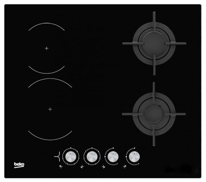 Комбинированная варочная поверхность Beko HILM64222S | Фото 2