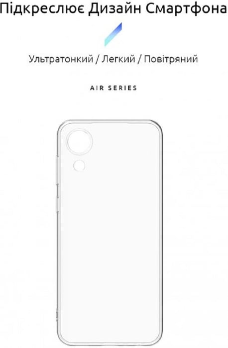 Чохол-накладка ArmorStandart Air Series для Samsung A03 Core (A032F) Transparent (ARM60606) | Фото 3