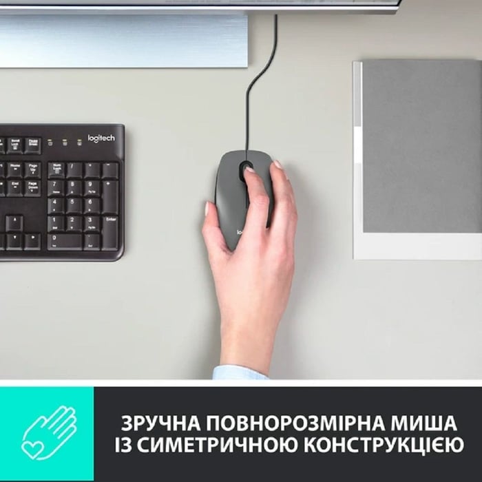 Миша LOGITECH M100 (910-005003) чорна | Фото 3