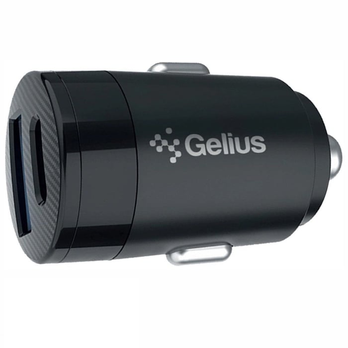 Автомобільний зарядний пристрій Gelius Pro Inch Twix GP-CC010 USB+Type-C QC/PD (30 Watt) Black | Фото 3