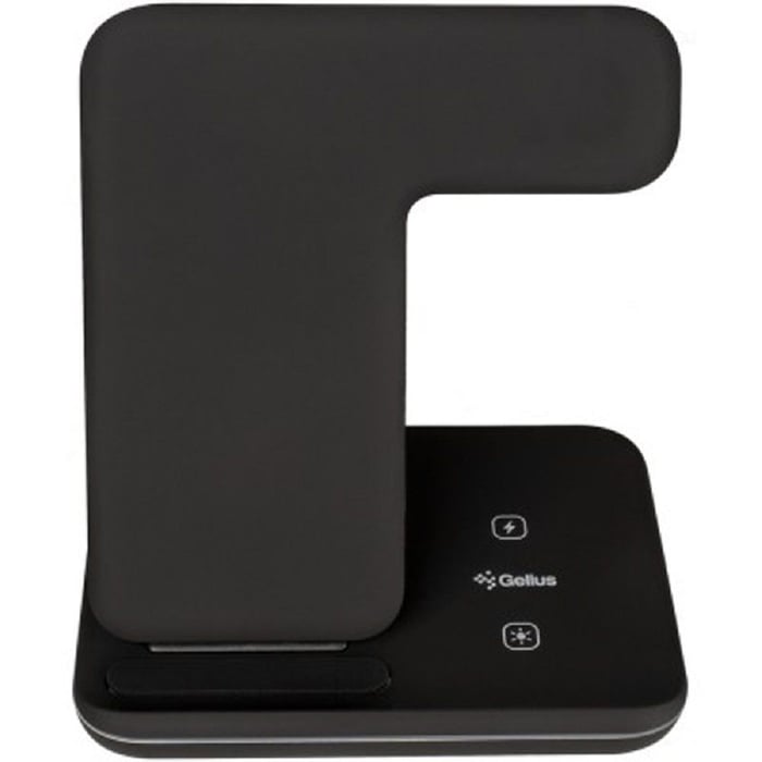 Мережевий зарядний пристрій Gelius Pro Wireless Charger 3in1 15W GP-AWC01 Black | Фото 2