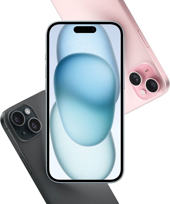 Смартфон Apple iPhone 15 128GB Blue (MTP43RX/A) – купити в dzvinok