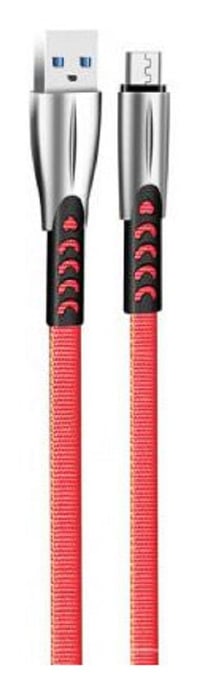 Кабель USB ColorWay CW-CBUM011-RD microUSB (zinc alloy) 2.4А 1м червоний | Фото 3