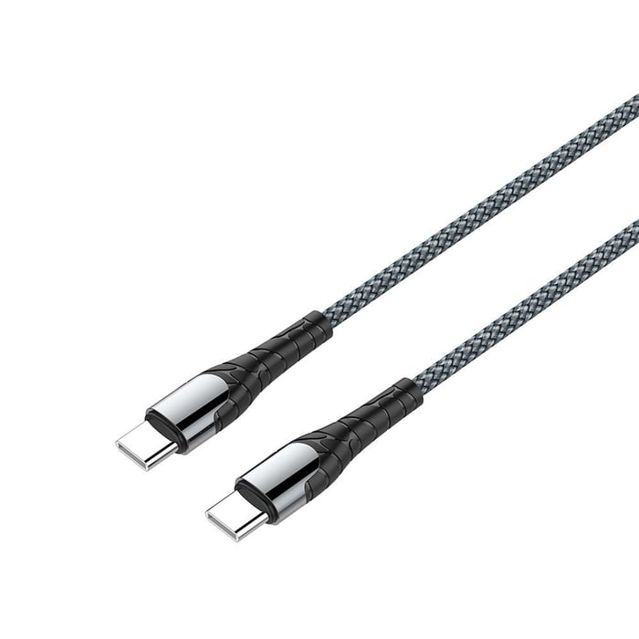 Кабель USB ColorWay Type-C - Type-C (PD Fast Charging 65W) 3.0А 1м (чорний) | Фото 3