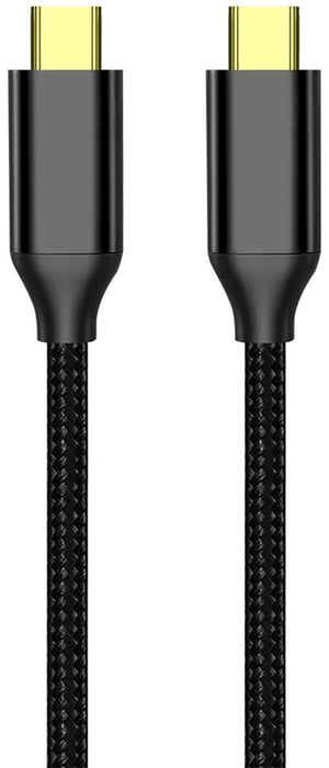 Кабель USB ColorWay Type-C - Type-C USB3.2 (20Gbps 4K PD100W) Gen2 5А 1м чорний | Фото 3