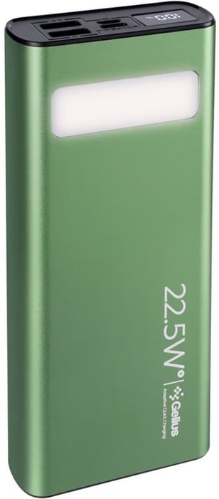Аккумулятор Gelius Lightstone GP-PB300i 20000mAh QC+PD 22.5W Green | Фото 3