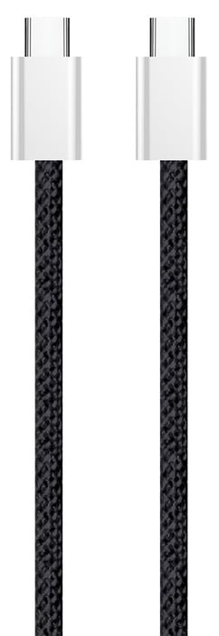 Кабель USB ColorWay Type-C - Type-C (braided cotton) (PD Fast Charging 60W) 3.0А 1м чорний | Фото 3