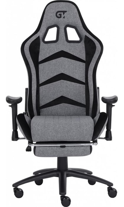 Кресло для геймера GT Racer X-2534-F Gray/Black Suede (X-2534-F Fabric Gray/Black Suede) | Фото 3
