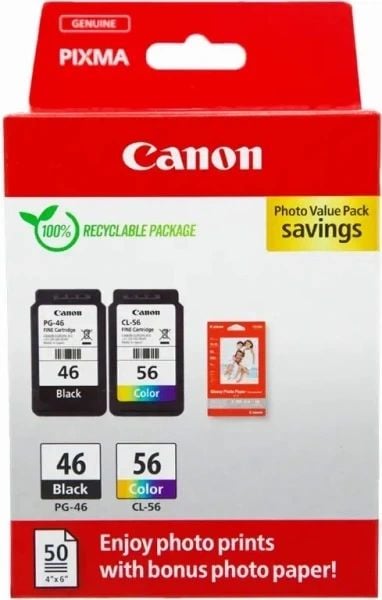 Картридж для принтеров и МФУ Canon PG-46 + CL-56 + Paper (Multi Pack) (9059B003/9059B006) | Фото 2