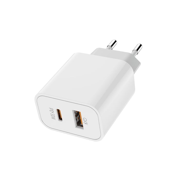 Мережевий зарядний пристрій ColorWay Power Delivery Port PPS USB Type-C (30W) біле | Фото 3