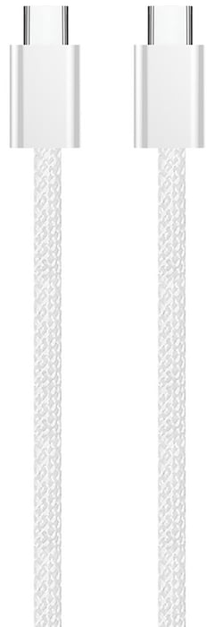 Кабель USB ColorWay Type-C - Type-C (braided cotton) (PD Fast Charging 60W) 3.0А 1м сірий | Фото 3