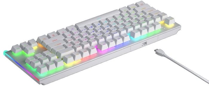 Клавиатура Hator Gravity X TKL Orange USB White (HTK551UA) | Фото 3